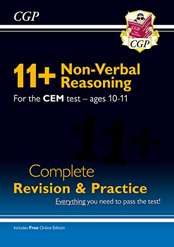11+ CEM Non-Verbal Reasoning Complete Revision and Practice - Ages 10-11 (with Online Edition) (CGP CEM 11+ Ages 10-11)
